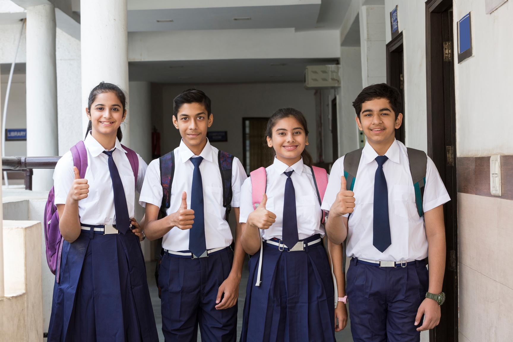 Indian high school student - Stock image